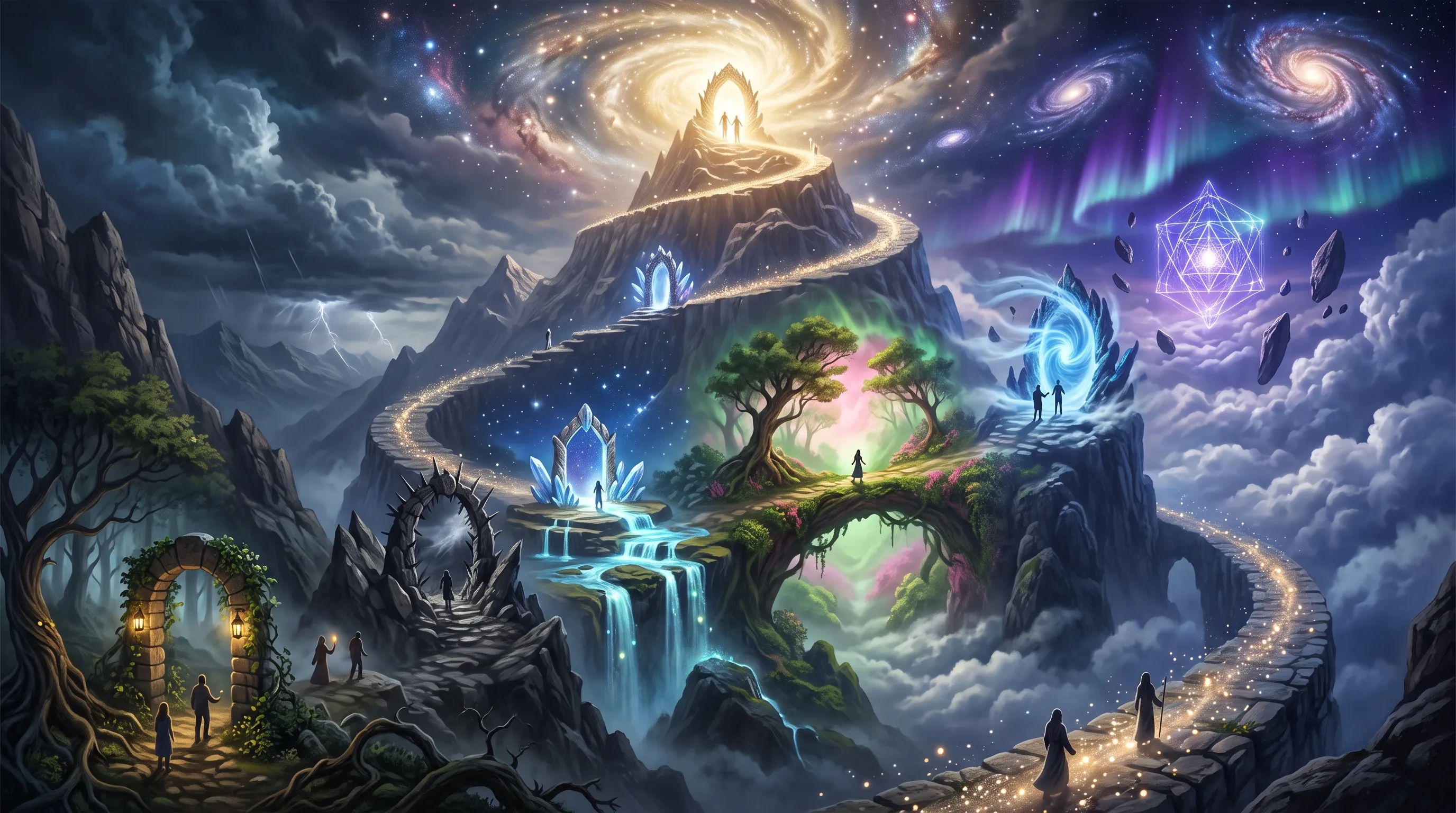 As Sete Etapas da Ascensão Espiritual e os Desafios de Cada Uma