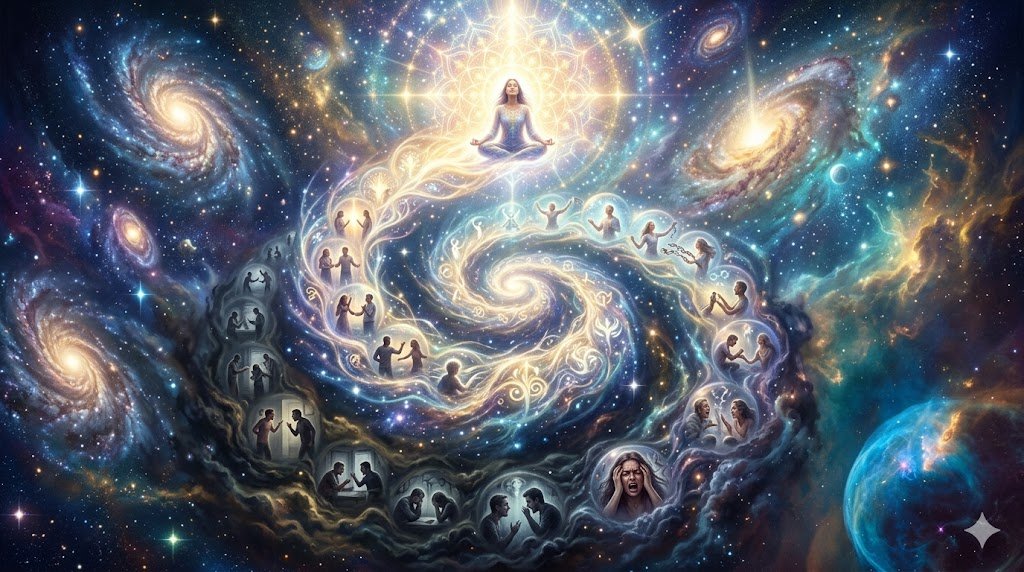 A Espiral das Lições: Por Que o Universo Repete Até Que Você Aprenda