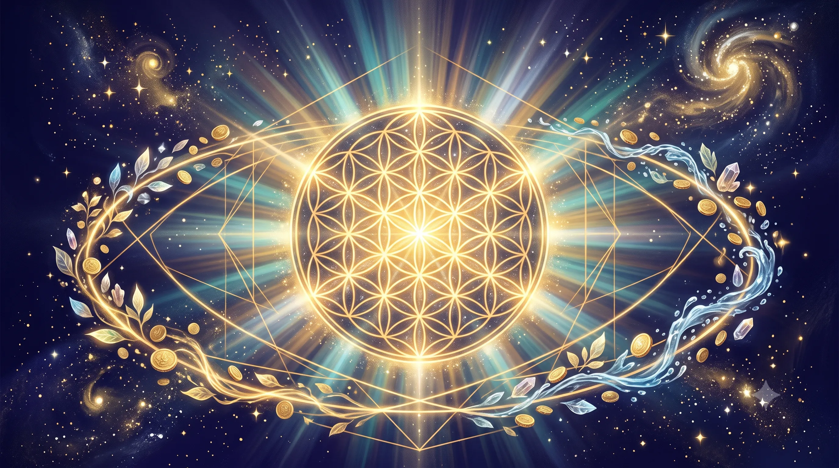 A Geometria Sagrada da Abundância: Como os Símbolos Ativam o Fluxo