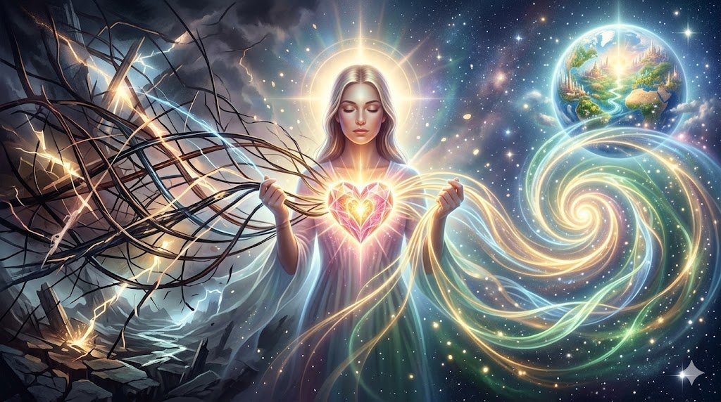 Ancorando no Coração Divino: Do Caos das Linhas de Tempo à Coerência e Espiral de Tempo da Nova Terra