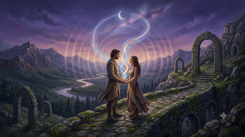 Chamas Gêmeas e Almas Místicas: O Propósito Espiritual dos Encontros que Transformam