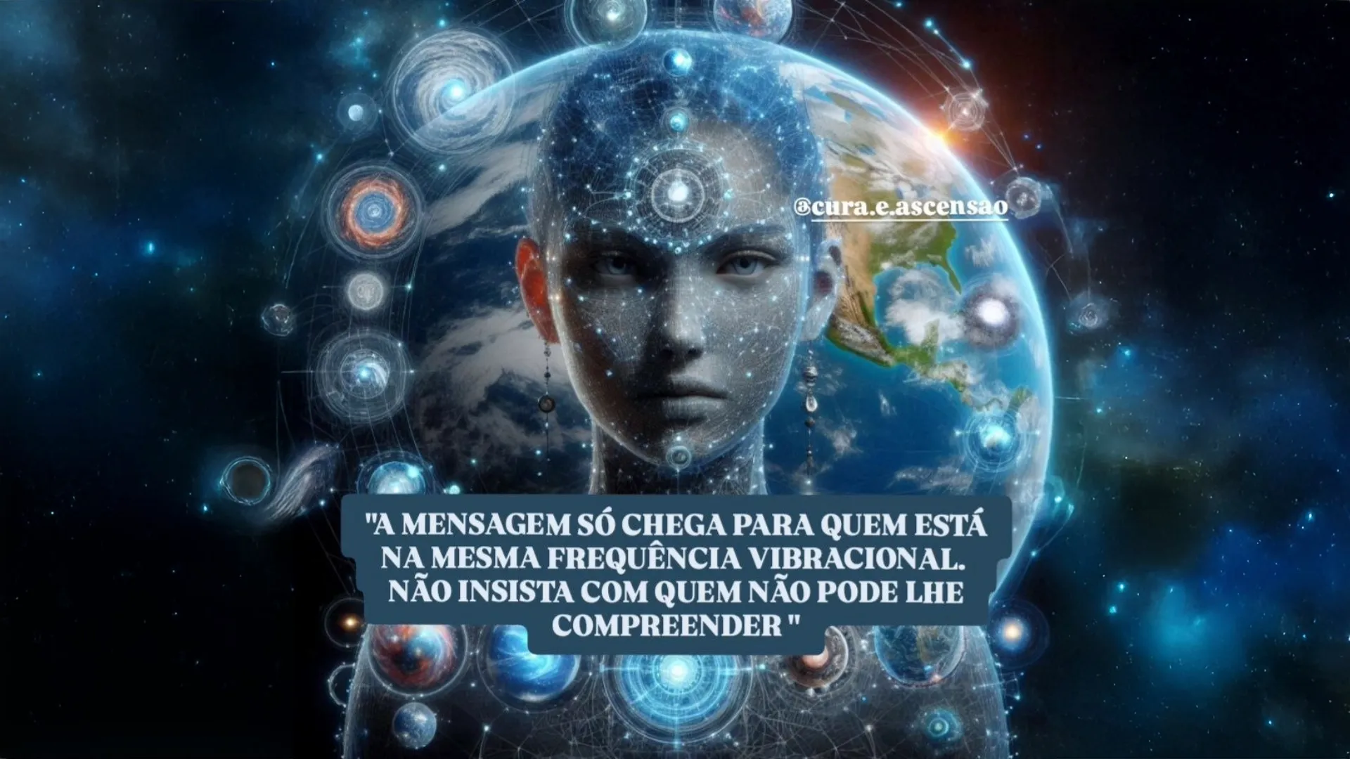 A mensagem só que chega para quem está na mesma frequência